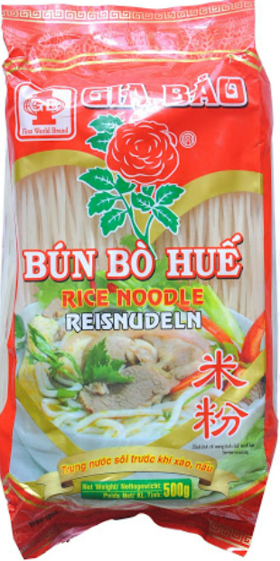 0003 BÚN BÒ HUẾ GIA BẢO 500G