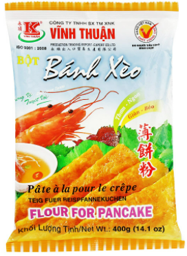 0016 BỘT BÁNH XÈO VĨNH THUẬN 400G