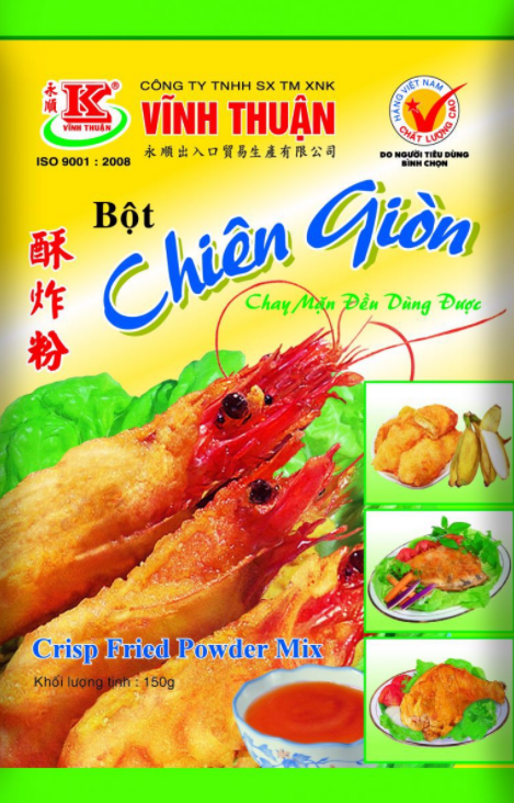 0019 BỘT CHIÊN GIÒN VĨNH THUẬN 150G