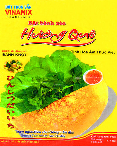 0118 BỘT BÁNH XÈO HƯƠNG QUÊ 500G