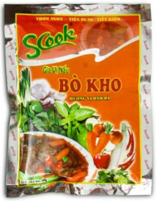 0131 Gia vị nấu bò kho SCOOK 100G