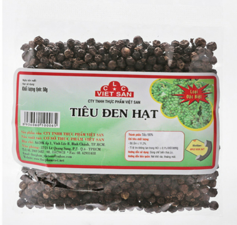 0293 TIÊU ĐEN HẠT 100G