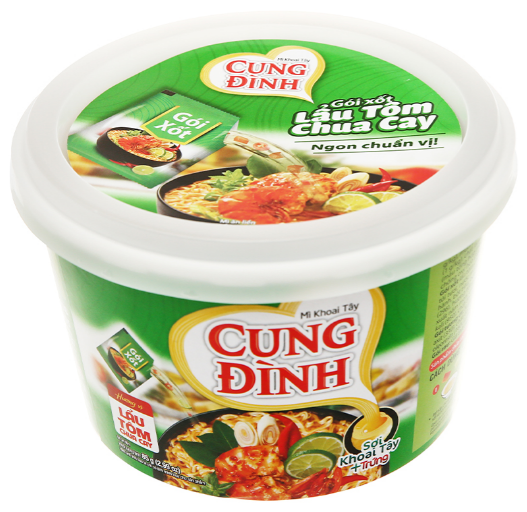 0563 MÌ KHOAI TÂY CUNG ĐÌNH LẨU TÔM CHUA CAY 85G