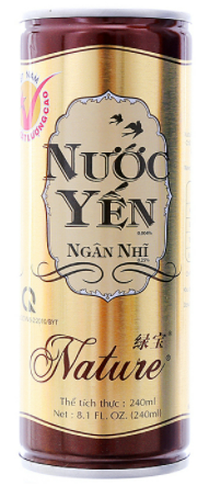 0760 NƯỚC YÊN NGÂN NHĨ NATURE LON 240ML