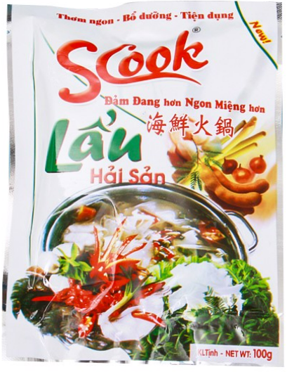 0810 GIA VỊ LẨU HẢI SẢN NÊM SẴN SCOOK GÓI 100G