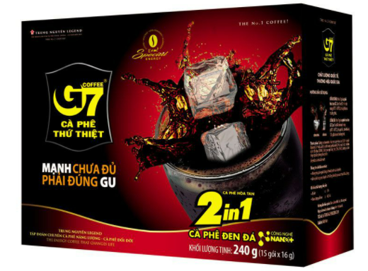 0813 CÀ PHÊ G7 2IN1 HỘP 240G