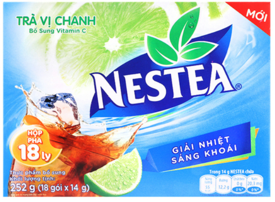 0915 TRÀ CHANH NESTLE XANH 252G