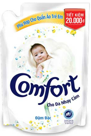 0978 NƯỚC XẢ VẢI COMFORT CHO DA NHẠY CẢM 1.6L