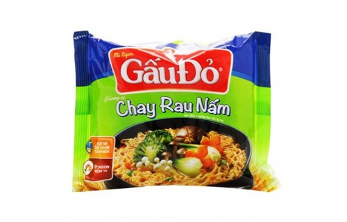 0719 MÌ GẤU ĐỎ CHAY RAU NẤM 62G