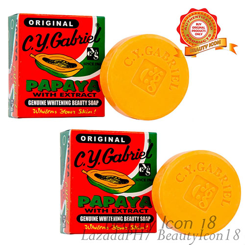 XÀ PHÒNG LÀM ĐẸP HƯƠNG ĐU ĐỦ C.Y. GABRIEL PAPAYA WITH EXTRACT BEAUTY SOAP 60g