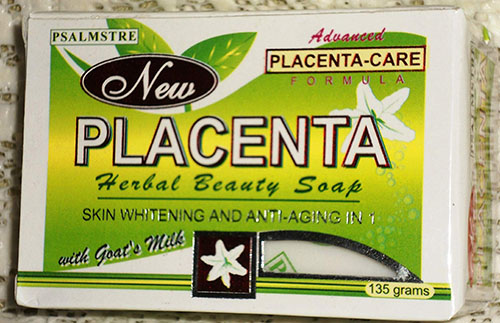 XÀ PHÒNG LÀM ĐẸP VỚI SỮA DÊ PSALMSTRE NEW PLACENTA HERBAL BEAUTY SOAP WITH GOATS MILK 135g