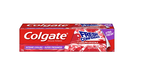 KEM ĐÁNH RĂNG TINH THỂ THE MÁT COLGATE TOOTHPASTE FRESH CONFIDENCE COOLING CRYSTAL SPICY FRESH NEW 126g