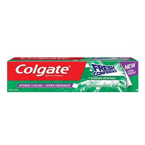 KEM ĐÁNH RĂNG TRÀ XANH TƯƠI MÁT COLGATE TOOTHPASTE FRESH CONFIDENCE WITH COOLING CRYSTALS KOOL MENTHOL FRESH NEW 145ml