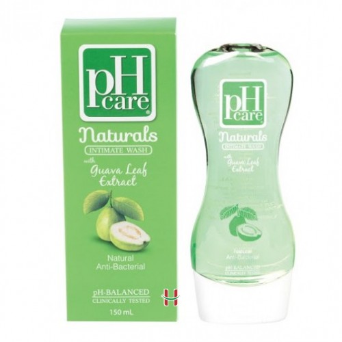 DUNG DIỊCH VỆ SINH HƯƠNG ỔI PH CARE NATURALS INTIMATE WASH WITH GUAVA LEAF EXTRACT NATURAL ANTI-BACTERIAL 150ml