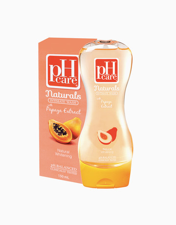 DUNG DIỊCH VỆ SINH HƯƠNG ĐU ĐỦ PH CARE NATURALS INTIMATE WASH WITH PAPAYA EXTRACT NATURAL WHITENING 150ml