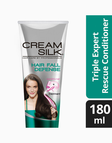 DẦU XẢ DƯỠNG TÓC CREAM SILK HAIR FALL DEFENSE CONDITIONER GREEN TUBE NEW 180ml