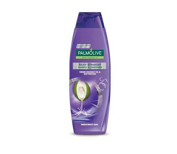 DẦU GỘI VÀ XẢ PALMOLIVE NATURALS SHAMPOO & CONDITIONER SILKY STRAIGHT PURPLE 180ml