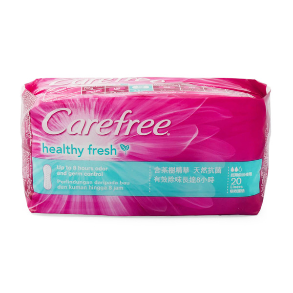 BĂNG VỆ SINH CAREFREE HEALTHY FRESH PANTY LINERS 20'S