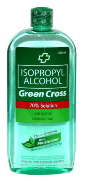 CỒN GREEN CROSS ISOPROPYL ALCOHOL 70 SOLUTION WITH MOISTURIZER 250ml