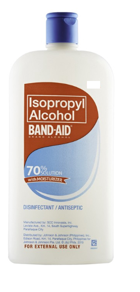 CỒN JOHNSON'S ISOPROPYL ALCOHOL BAND-AID 70 SOLUTION WITH MOISTURIZER 250ml