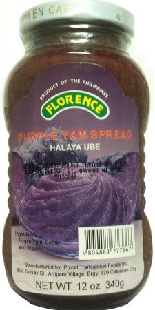 KHOAI LANG TÍM ĐƯỜNG FLORENCE PURPLE YAM SPREAD CANNED HALAYA UBE