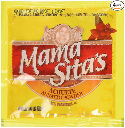 HẠT NÊM TỰ NHIÊN MAMA SITA'S ACHUETE ANNATTO ALL-NATURAL POWDER