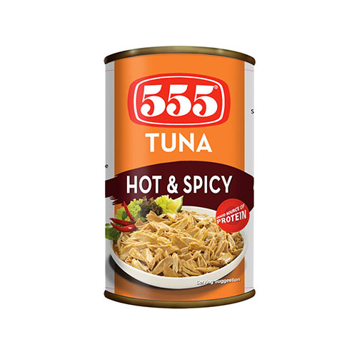 CÁ HỘP CAY 555 TUNA CANNED HOT & SPICY 155g