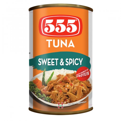 CÁ HỘP CAY NGỌT 555 TUNA CANNED SWEET & SPICY 155g