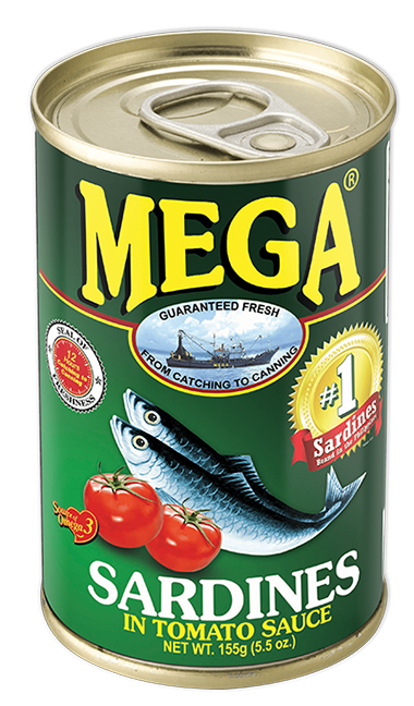 CÁ MÒI HỘP SỐT CÀ CHUA 555 SARDINES CANNED IN TOMATO SAUCE XANH 155g