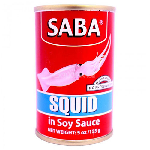 CÁ NGỪ NGÂM TRONG NƯỚC TƯƠNG SABA SQUID CANNED IN SOY SAUCE 155g