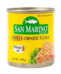 CÁ NGỪ HỘP CAY SAN MARINO CHILI CORNED TUNA 100G