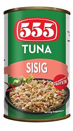 CÁ HỘP 555 TUNA CANNED SISIG 150G