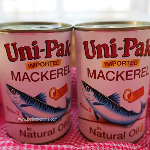 CÁ NGỪ NGÂM DẦU TỰ NHIÊN UNI-PAK MACKEREL IN NATURAL OIL 155g