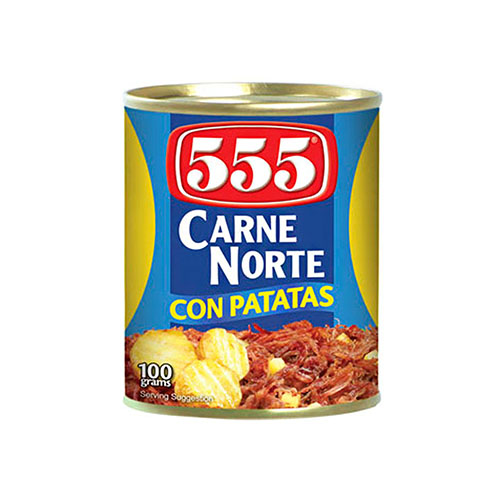 THỊT BÒ HỘP 555 CARNE NORTE CON PATATAS 100g