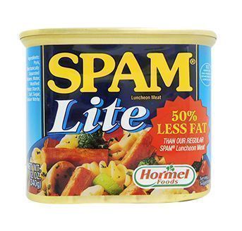 THỊT BÒ HỘP ĂN TRƯA 50% CHẤT BÉO SPAM LUNCHEON MEAT CANNED LITE 50% LESS FAT 340g