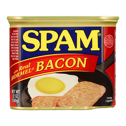 THỊT XÔNG KHÓI ĐÓNG HỘP SPAM WITH REAL HORMEL BACON 340g