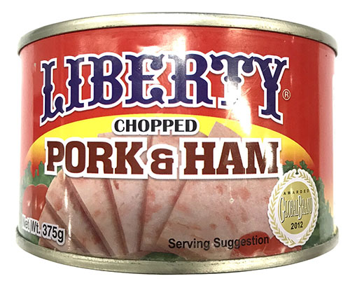 THỊT HEO GIĂM BÔNG ĐÓNG HỘP ĂN TRƯA LIBERTY CHOPPED PORK AND HAM 375g