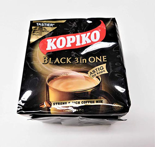 CÀ PHÊ 3 TRONG 1 ĐẬM ĐẶC KOPIKO BLACK 3inONE STRONG & RICH COFFEE MIX (POLYBAG) (FHO)