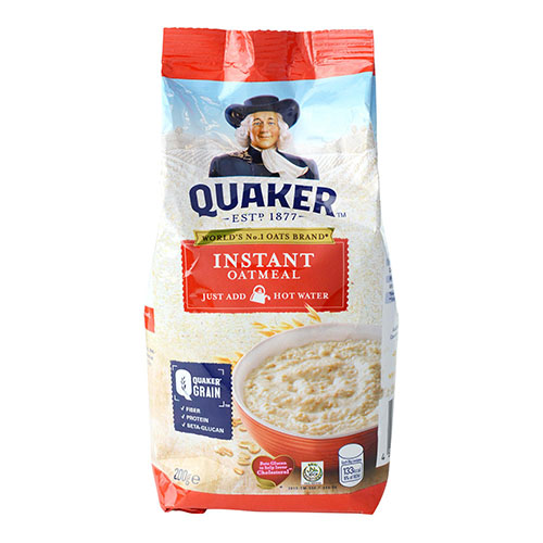 BỘT YẾN MẠCH QUAKER INSTANT OATMEAL NEW 200g