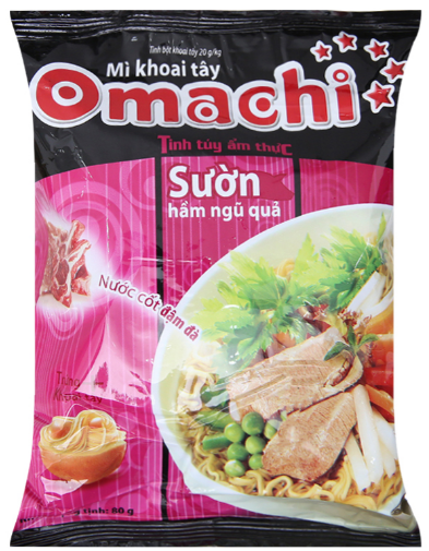 1110 MÌ OMACHI SƯỜN HẦM NGŨ QUẢ 80G