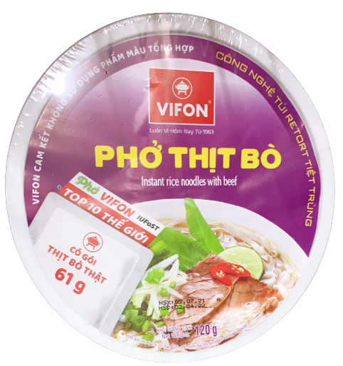 1208 PHỞ THỊT BÒ VIFON 120G