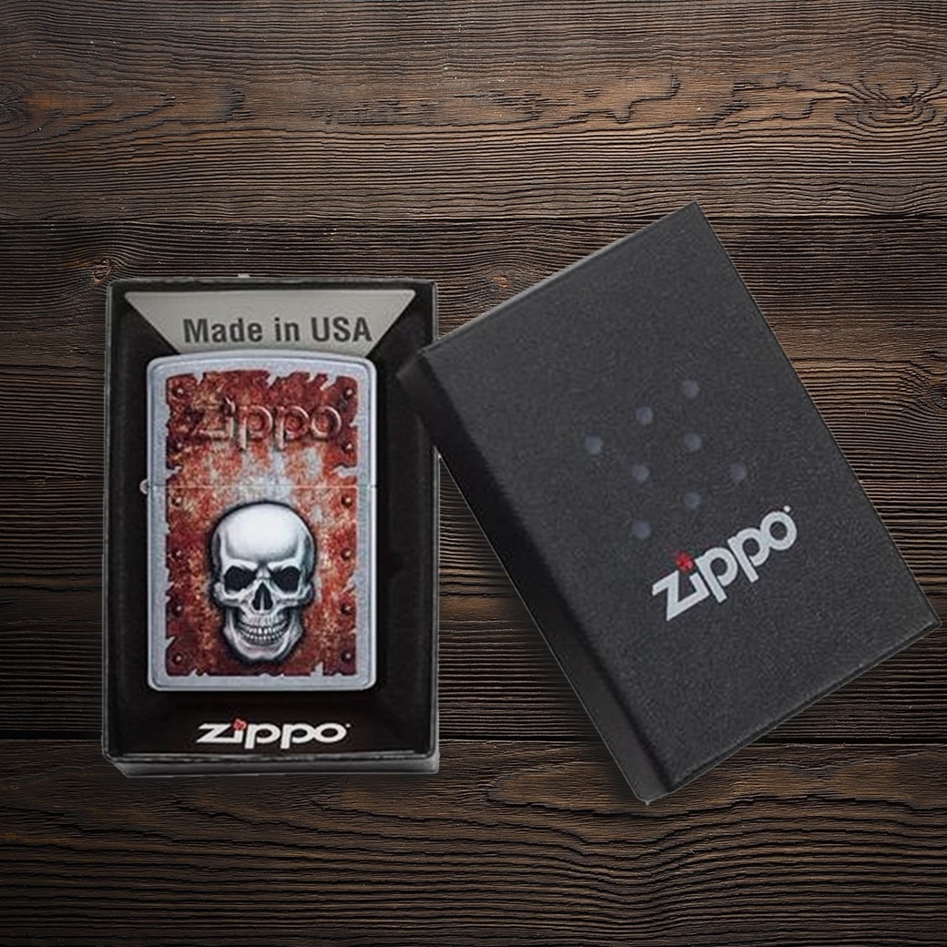 Bật lửa ZIPPO RUSTED SKULL LUGHTERS mã ZP903003