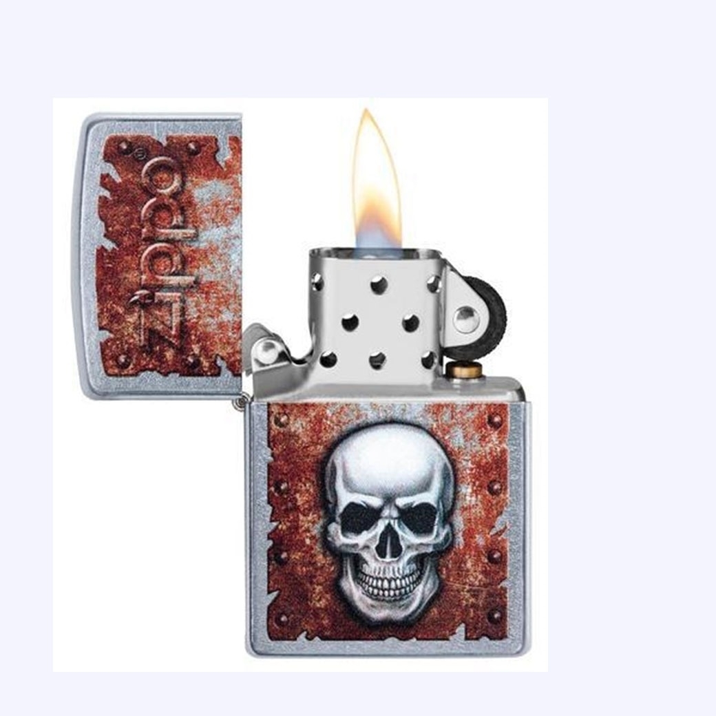 Bật lửa ZIPPO RUSTED SKULL LUGHTERS mã ZP903003