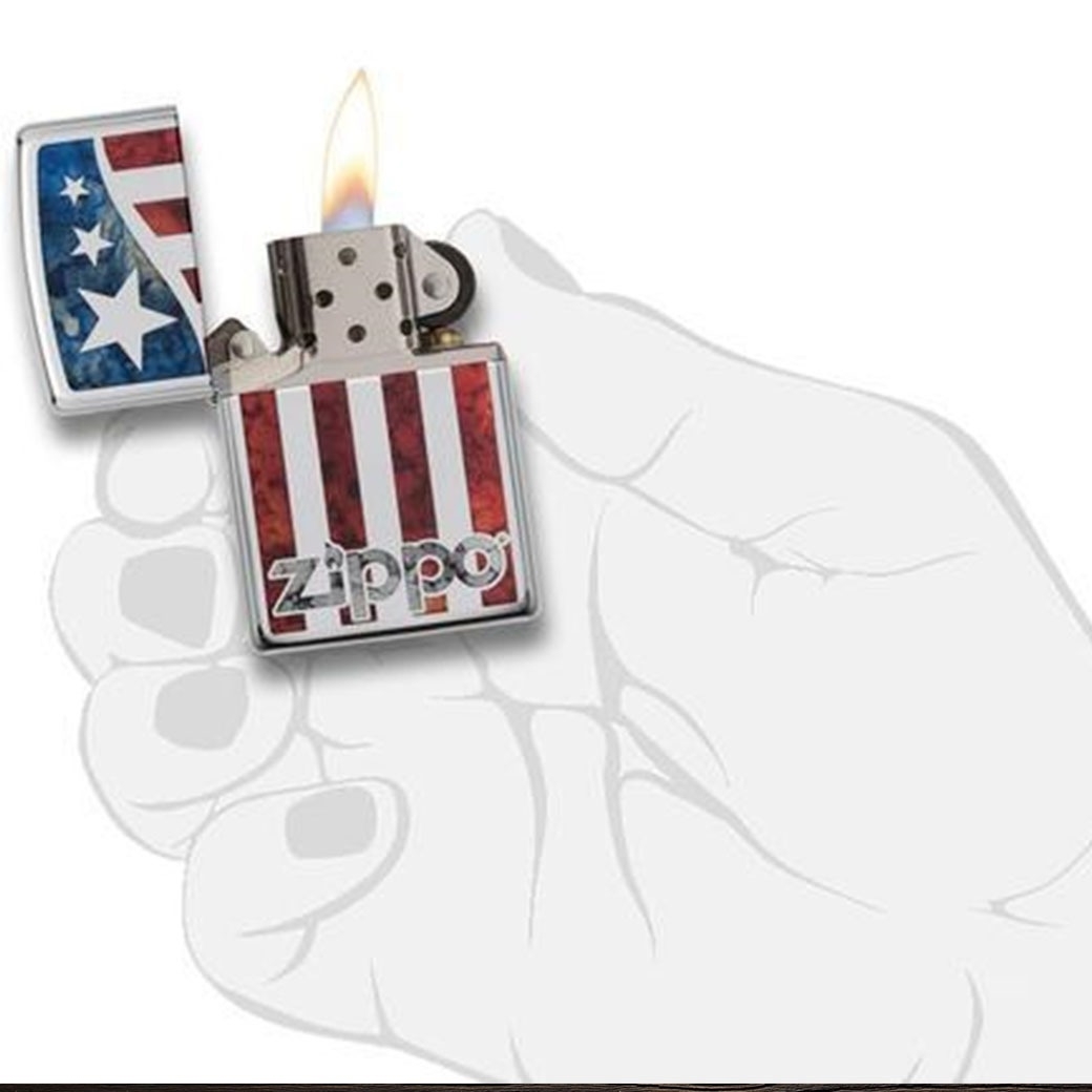 Bật lửa ZIPPO US FLAG mã ZP903004