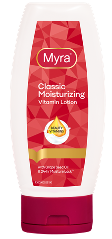 LOTION DƯỠNG DA VỚI VITAMIN MYRA CLASSIC MOISTURIZING VITAMIN LOTION NEW 100ml