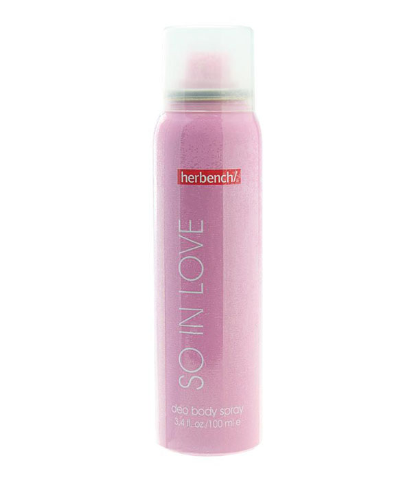 XỊT KHỬ MÙI HERBENCH DEO BODY SPRAY SO IN LOVE  100ml