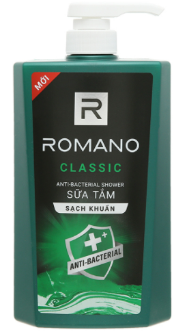 3155 SỮA TẮM ROMANO SẠCH KHUẨN CLASSIC 650G