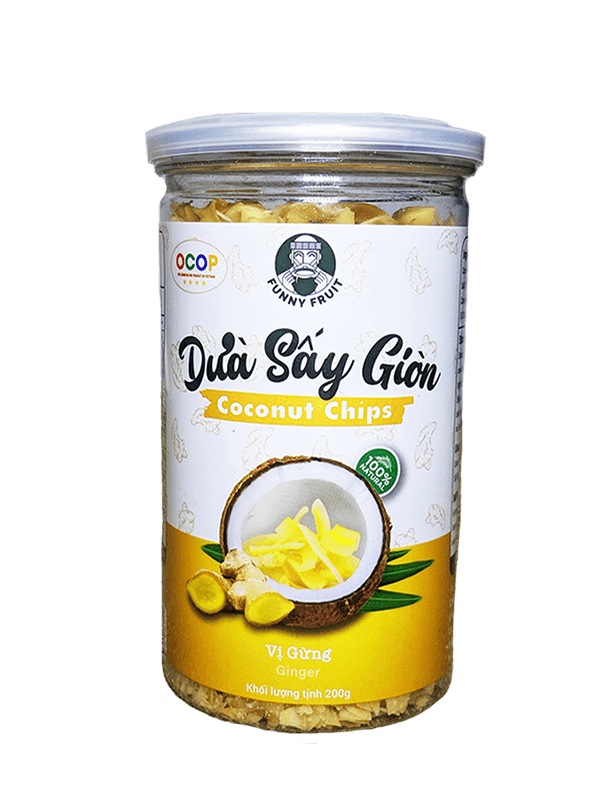 4140 DỪA SẤY GIÒN FUNNY FRUIT 200G