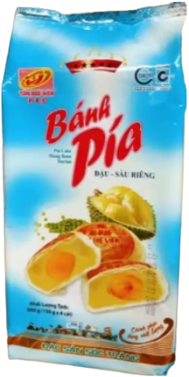 4154 BÁNH PÍA ĐẬU XANH SẦU RIÊNG TÂN HUỆ VIÊN 600G