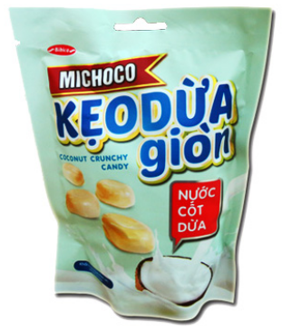 4465 KẸO BIBICA MICHOCO DỪA GIÒN NƯỚC CỐT DỪA 100G